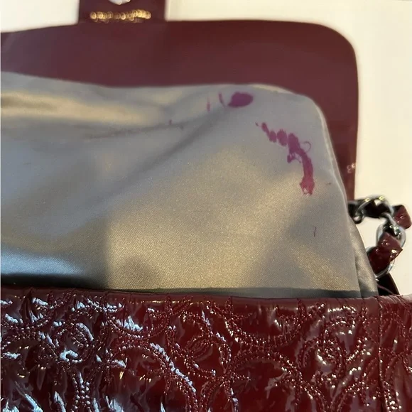 Chanel Quilted Burgundy Jumbo  Bag - Picture 9 of 10